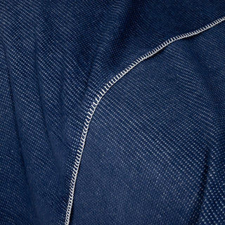 Κουβέρτα Υπέρδιπλη Summer 100% Cotton Blue Jean 220x240εκ.