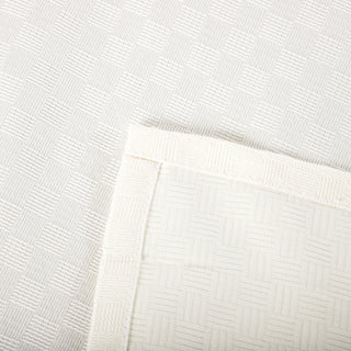 Extra-Decke für Doppelbett, Viskose-Piqué, gebrochenes Weiß