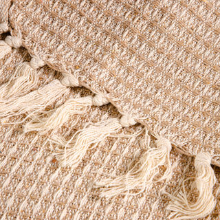 Ριχτάρι Πολυθρόνας Natural Boho Beige 125x150