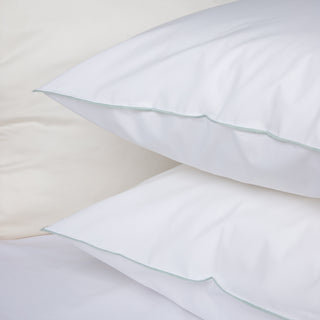 Ζεύγος Μαξιλαροθήκες Αναδίπλωσης Amina  50x75 White Multicolor