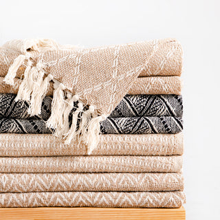 Ριχτάρι Πολυθρόνας Natural Boho Beige 125x150