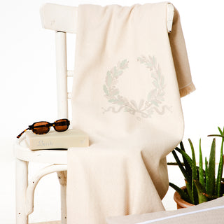 Ριχτάρι Πολυθρόνας Herring Bone Amina 170x170 Ecru