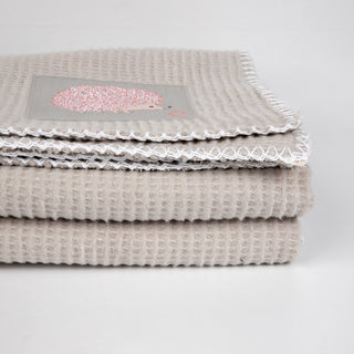 Κουβέρτα Bebe Summer Cotton Grey Σκαντζόχοιρος Pink 110x140 εκ.