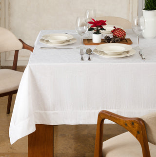 Granada White tablecloth