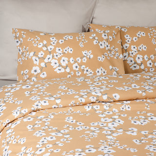 Ζεύγος Μαξιλαροθήκες Cinnamon Flowers Αναδίπλωση 50x75