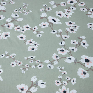 Σετ Σεντόνια Υπέρδιπλα Green Flowers 240x260