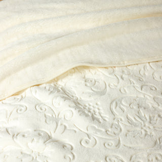 Couverture Champagne Vison Waves En simple et super double