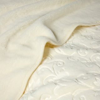 Couverture Champagne Vison Waves En simple et super double