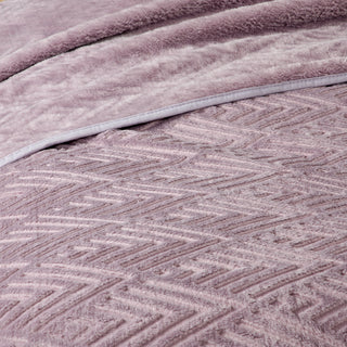 Couverture Champagne Vison Waves En simple et super double