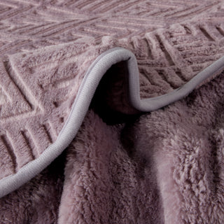 Couverture Champagne Vison Waves En simple et super double