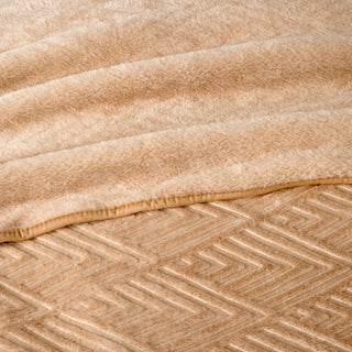 Κουβέρτα Soft Vison Beige Μονή 160Χ220