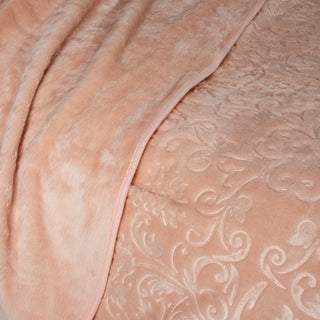 Κουβέρτα Soft Vison Pink Μονή 160Χ220