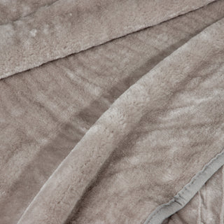 Couverture Champagne Vison Waves En simple et super double