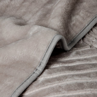 Couverture Champagne Vison Waves En simple et super double