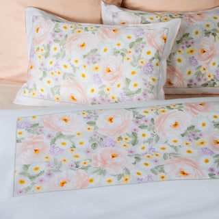 Σετ Σεντόνια King Πολύανθος 275x290 Pink