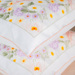 Σετ Σεντόνια King Πολύανθος 275x290 Pink