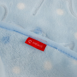 Κουβέρτα Bebe Soft Vison 100x120cm Balloon Light Blue