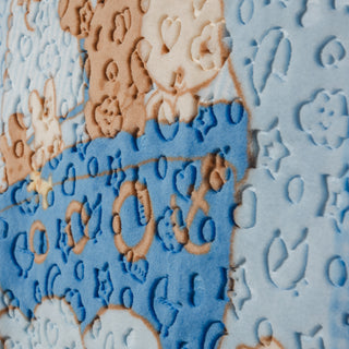 Κουβέρτα Bebe Soft Vison 100x120cm Rabbits Dark Blue