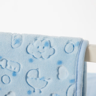 Κουβέρτα Bebe Soft Vison 100x120cm Little Bees Dark Blue