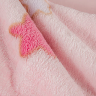 Κουβέρτα Bebe Soft Vison 100x120cm Rabbits Dark Pink