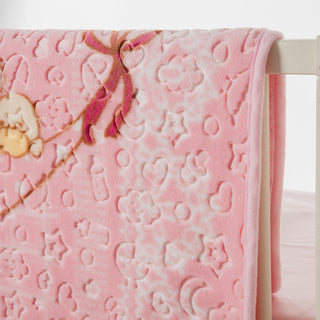 Κουβέρτα Bebe Soft Vison 100x120cm Friends Dark Pink