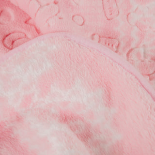 Κουβέρτα Bebe Soft Vison 100x120cm Friends Dark Pink