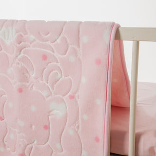 Κουβέρτα Bebe Soft Vison 100x120cm Elephant Light Pink