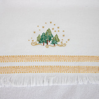 Σετ 2 τμχ Christmas Towels Kitchen Xmas Pine