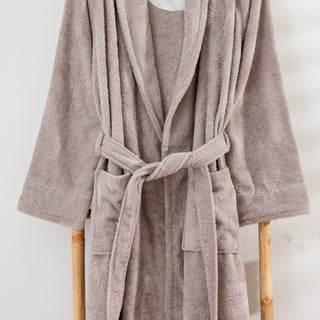 Peignoir Levantes avec col Blanc