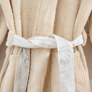 Peignoir Levantes avec col Blanc