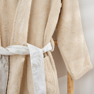 Peignoir Levantes avec col Blanc