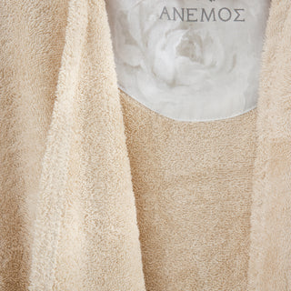 Peignoir Levantes avec col Blanc