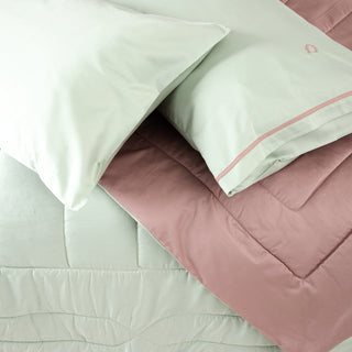 Σετ Κουβερλί Υπέρδιπλο Mint - Beige "Silk Finish" 240x220
