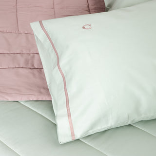 Σετ Κουβερλί Υπέρδιπλο Mint - Beige "Silk Finish" 240x220