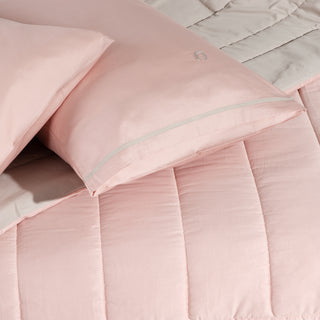 Σετ Κουβερλί Υπέρδιπλο Pink - Sand "Silk Finish" 240x220