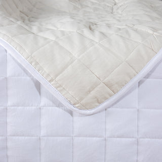 Couvre-lit très grand lit « Silicone Fiber » blanc - Pumice Stone 240x220