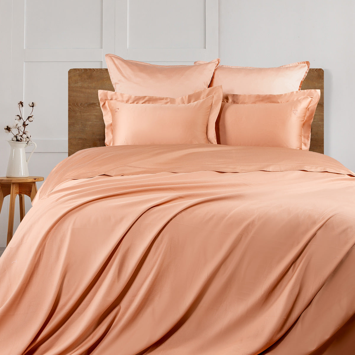 Bettwäsche King Size ERMO Azour Praline 4er-Set – Anemos