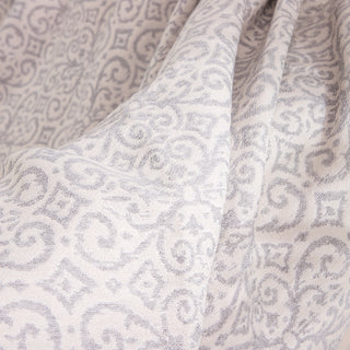 Plaid Quatorze Argent Deux Places 170x250cm.