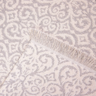 Plaid Quatorze Argent Deux Places 170x250cm.