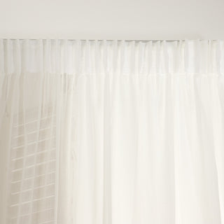 Imitation Line White curtain