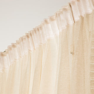 Curtain Rideaux De Gaze Ecru 250x320cm.