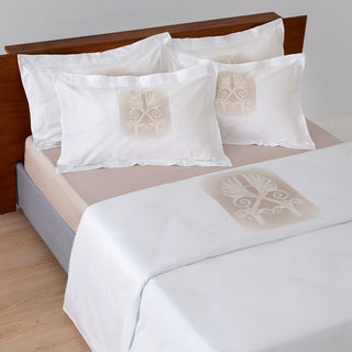 Bed sheets King Size ERMO Anthemio Pumice Stone Set 4 pcs 270x290 cm