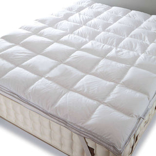 Single Down Mattress Topper 100x200+5cm. with Rubber