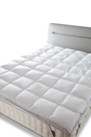 Single Down Mattress Topper 100x200+5cm. with Rubber