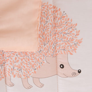 FAETHON Single Blanket Hedgehog Pink 160x220cm.