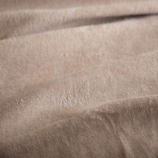 Blanket-Throw Cotton Rich Beige 130x180cm.