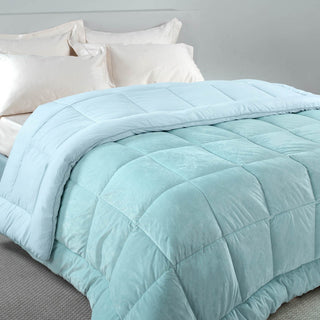 Πάπλωμα Velour Quilt Blue 220x240εκ.|Πάπλωμα Velour Quilt Blue 220x240εκ.