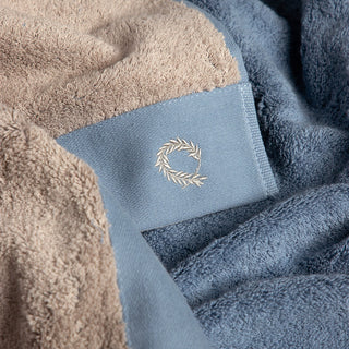 Body Towel Double Face Denim-Grey 80x150cm.