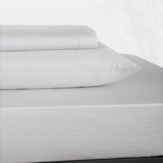 King-Size-Bettlaken, einfarbig, Soho-Satin, Nebel, 280 x 280 cm.
