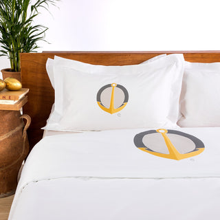 Anchor Pumice Stone Super Double Bed Sheets Set of 4 pcs. 240x270cm.